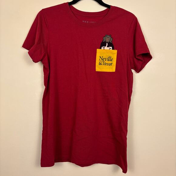 Harry Potter Neville & Trevor Women's Size Large‎ Box Lunch Short Sleeve T-Shirt - Picture 1 of 4